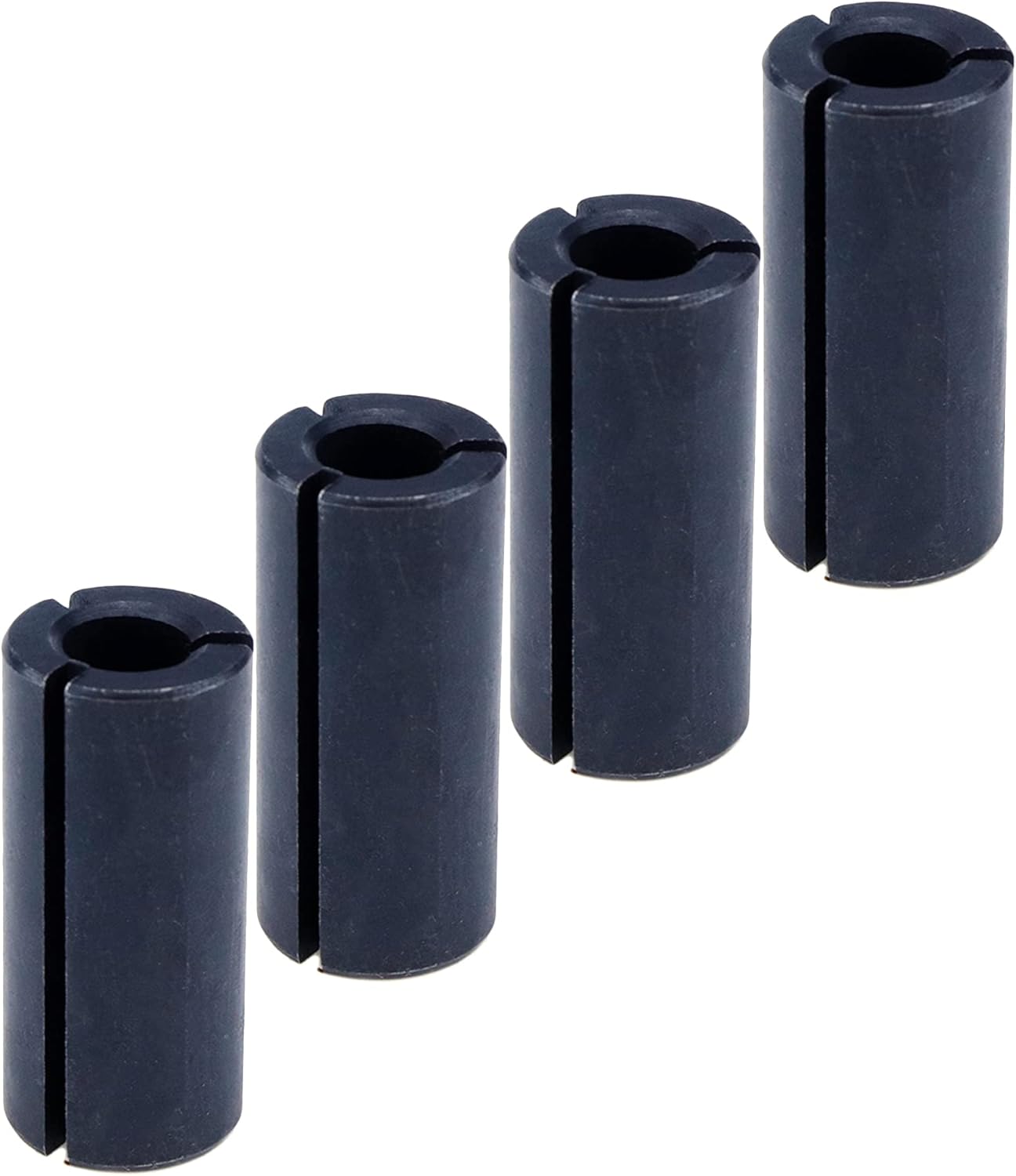 4Pcs Router Conversion Sleeve Tool Bit, 1/2" to 1/4" (12.7-6.35mm) Router Conversion Chuck Adapter Reducer Reducing Bit Tool for Engraving Milling Bit Woodworking Carving Machine
