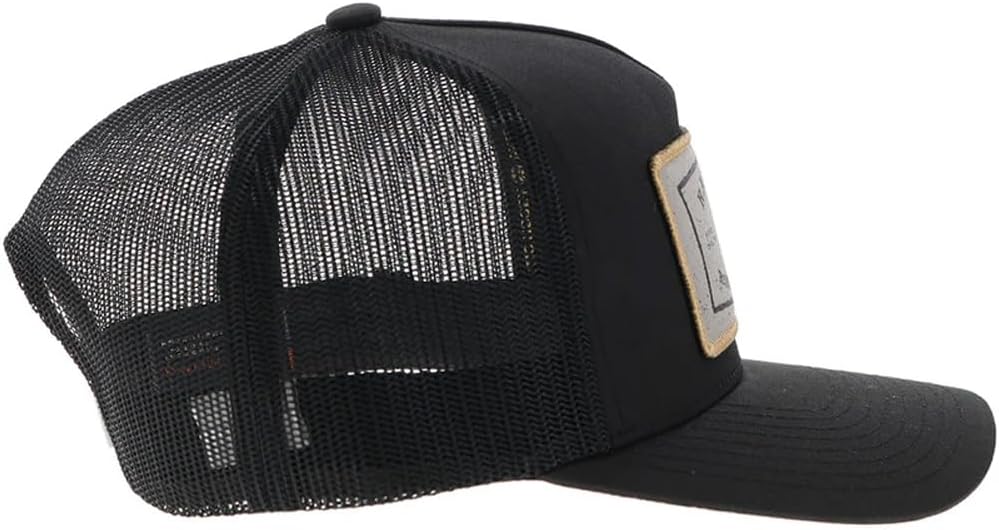 HOOEY Rank Stock Youth Trucker Hat - Adjustable Snapback, Breathable Mesh Baseball Cap - Western Trucker Hat