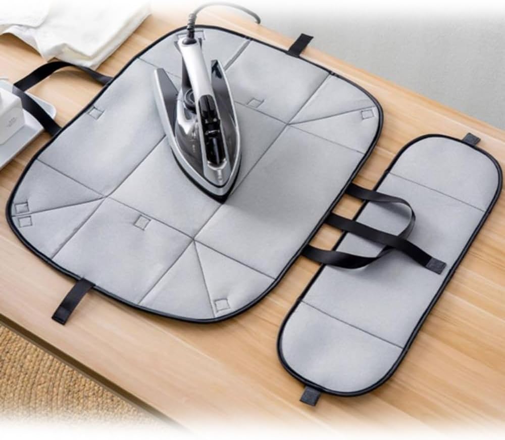 NILZA Mini Ironing Board Portable Ironing Pad Mat 20×25in