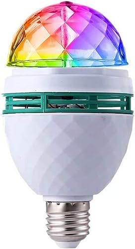 Asng Base cristalina cambiante multi de la luz E27 de la etapa del color del bulbo del estroboscópico