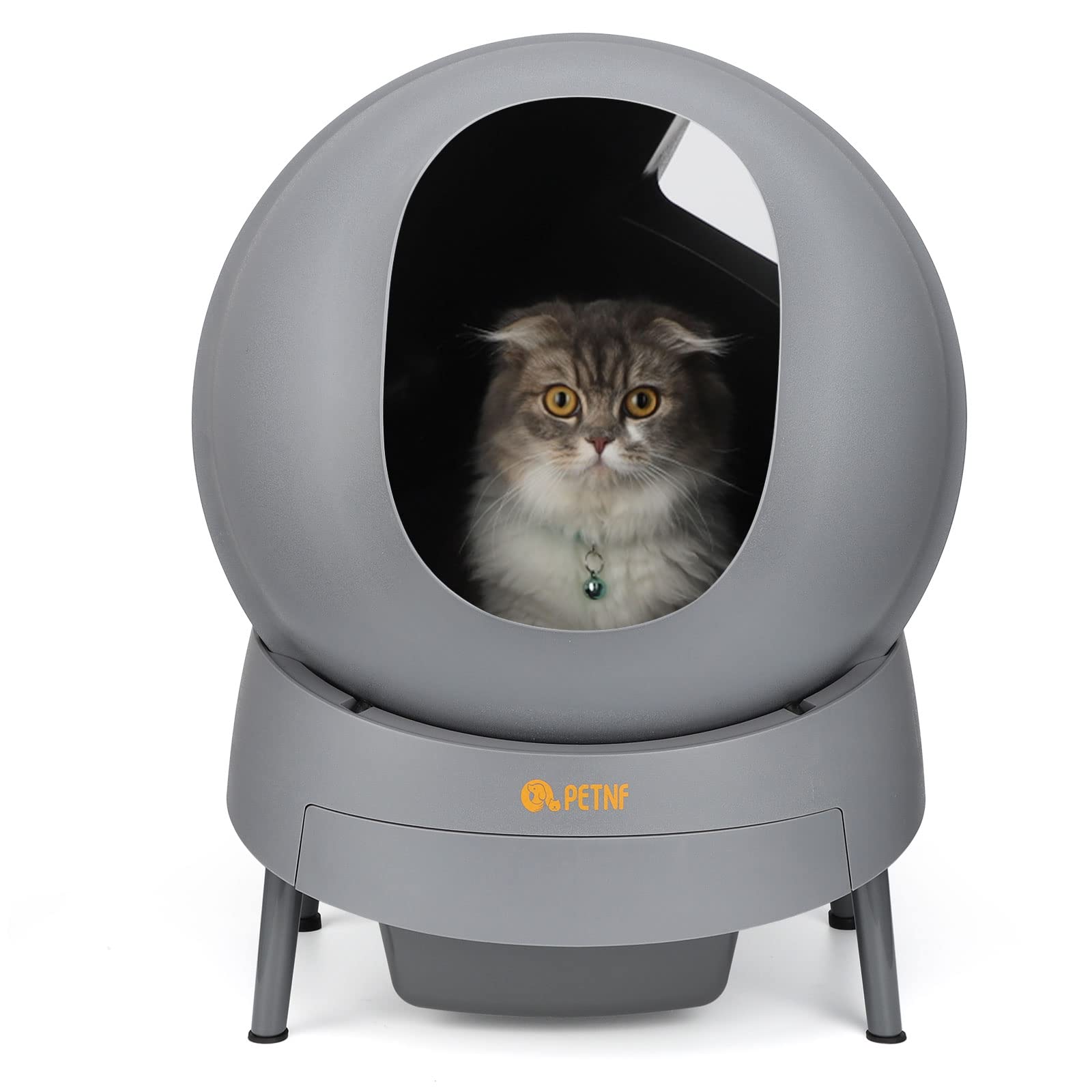 Buy Self Cleaning Cat Litter Box, No More Scooping Automatic Cat Litter Box with InfraRed