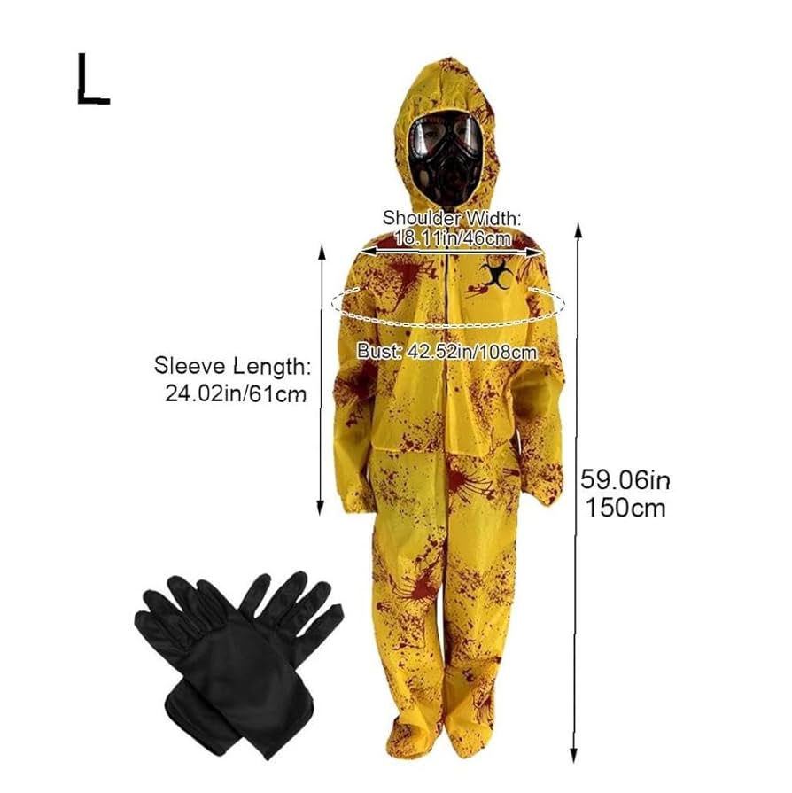Amazon.co.jp: ハロウィーン コスプレ衣装 ゾンビ 危機 放射線