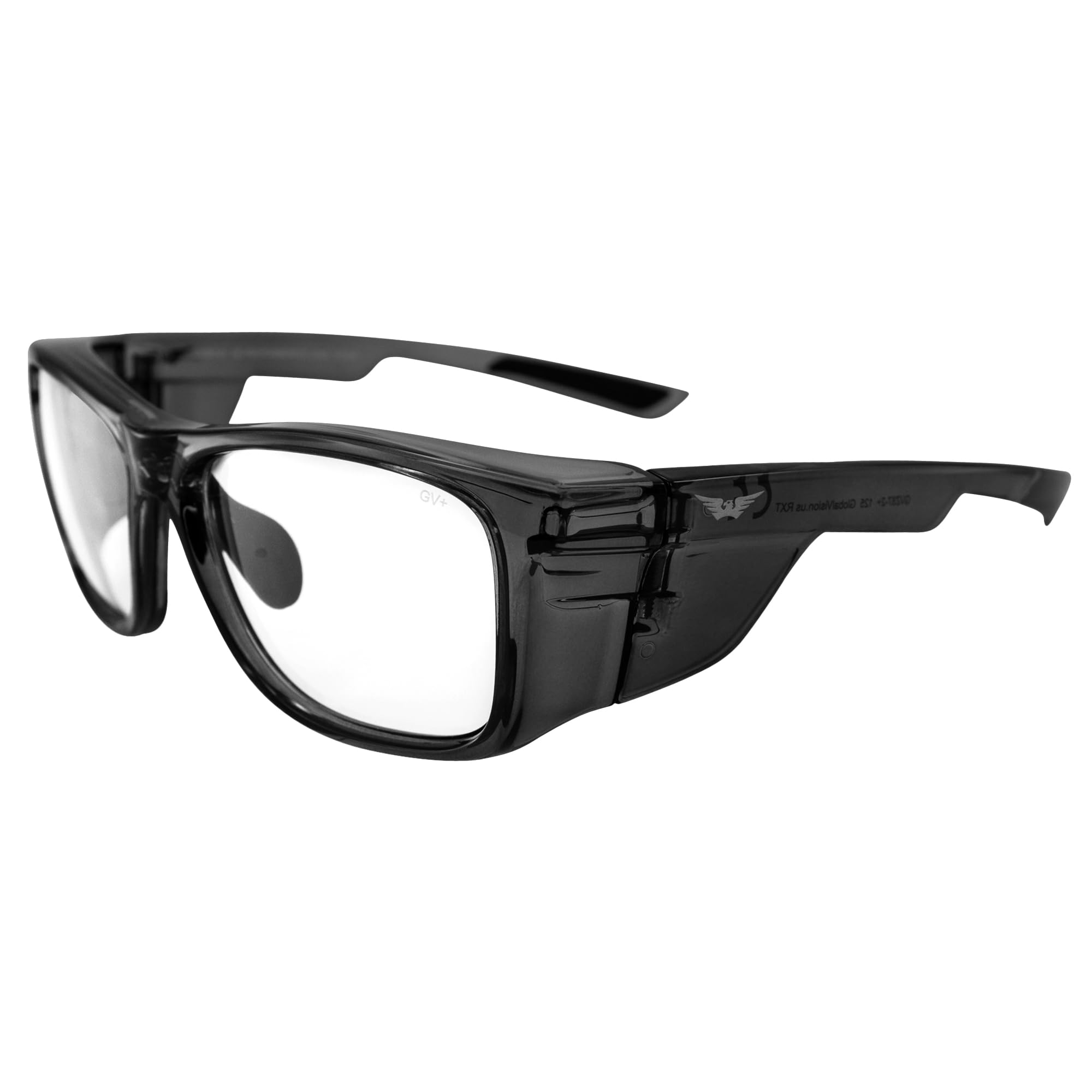 Global Vision RXT Safety Glasses RXAble Black Frames w/Clear Lenses