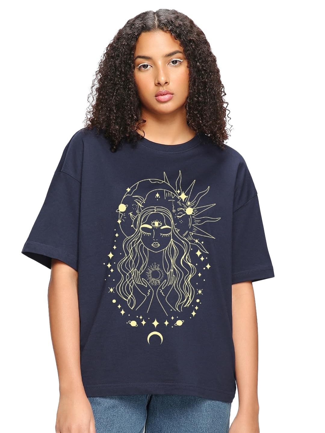 Women's Graphic Oversized Fit T-Shirt