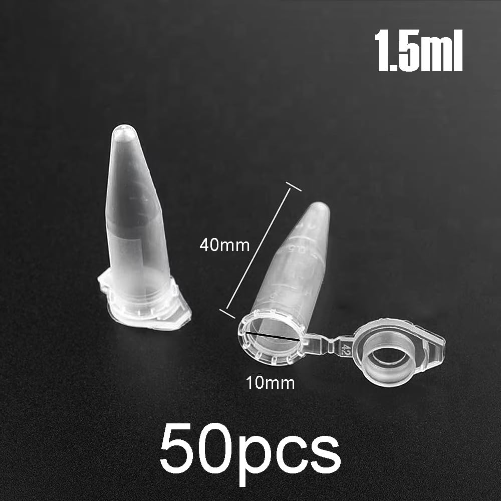 Récipient for Tube À Centrifuger Avec Bouchon 50 Pièces