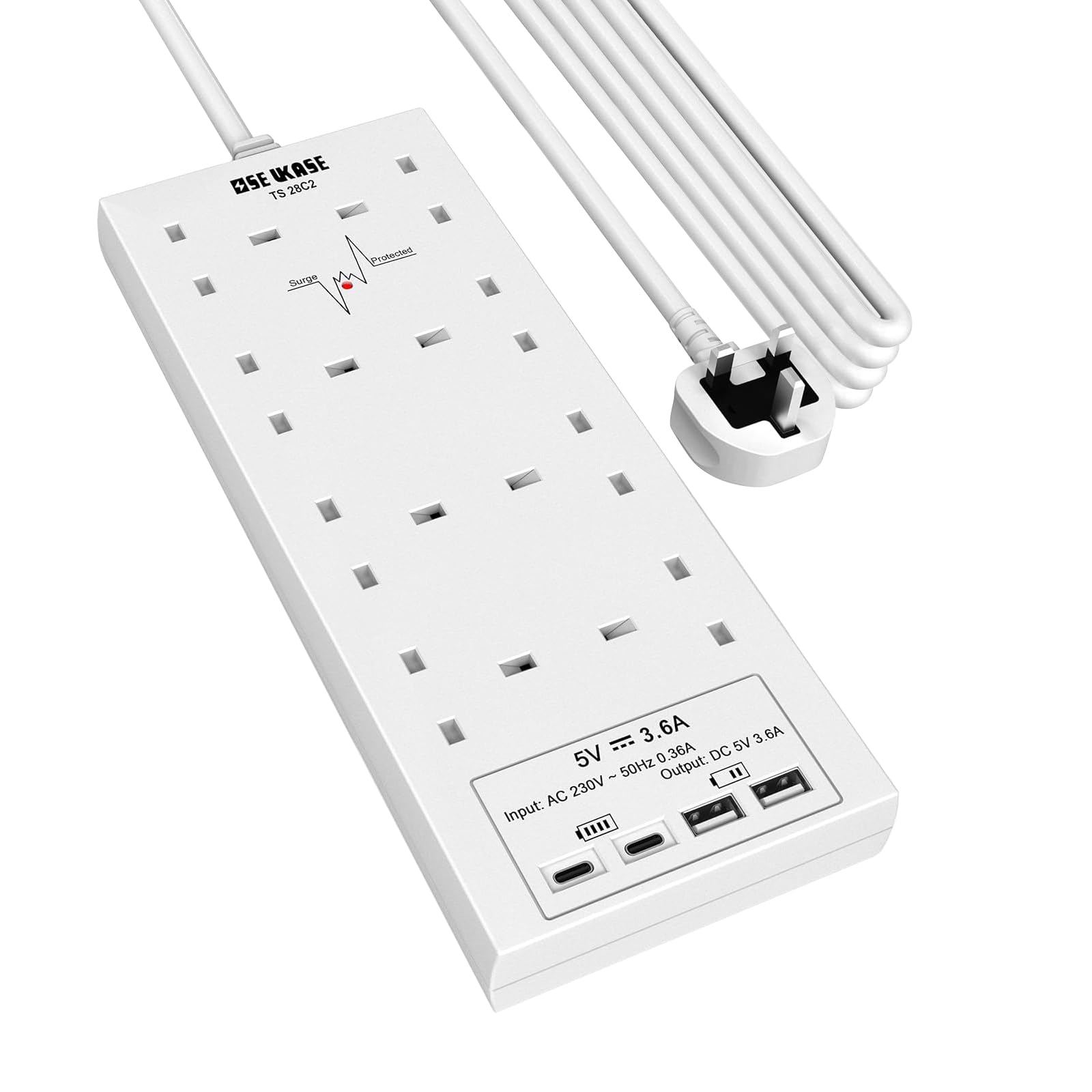 Extension Lead with USB Slots
