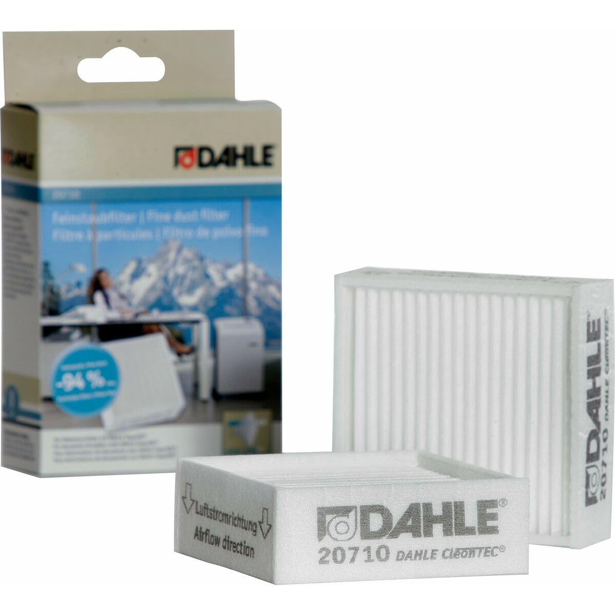 Dahle 20710 CleanTEC - Filtro antipolvere fine per trituratori Dahle CleanTEC, trappole fino al 98% di particelle di polvere fine per un posto di lavoro più sano