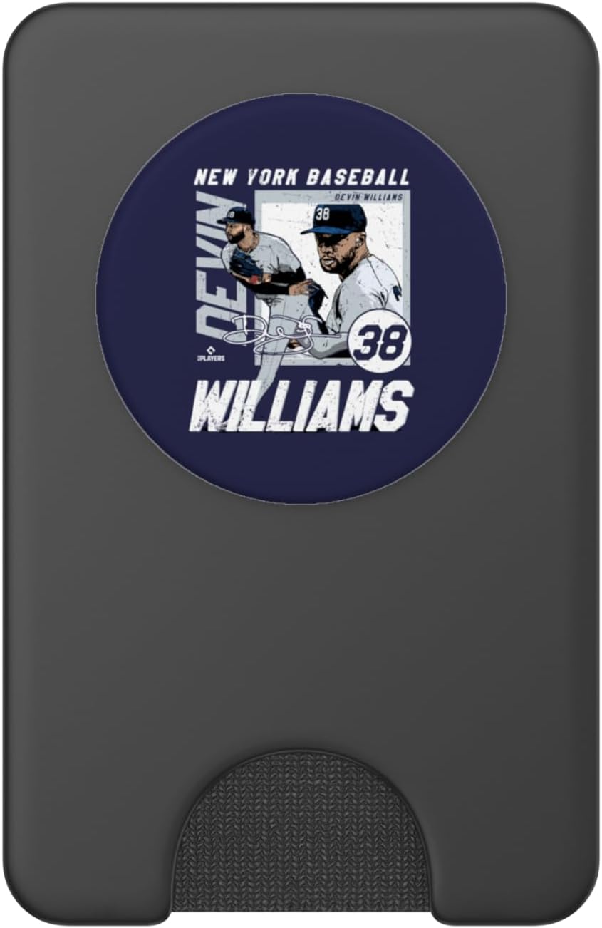 Devin Williams | New York Y MLB Baseball Player | MLBDWI203M PopSockets PopWallet for MagSafe