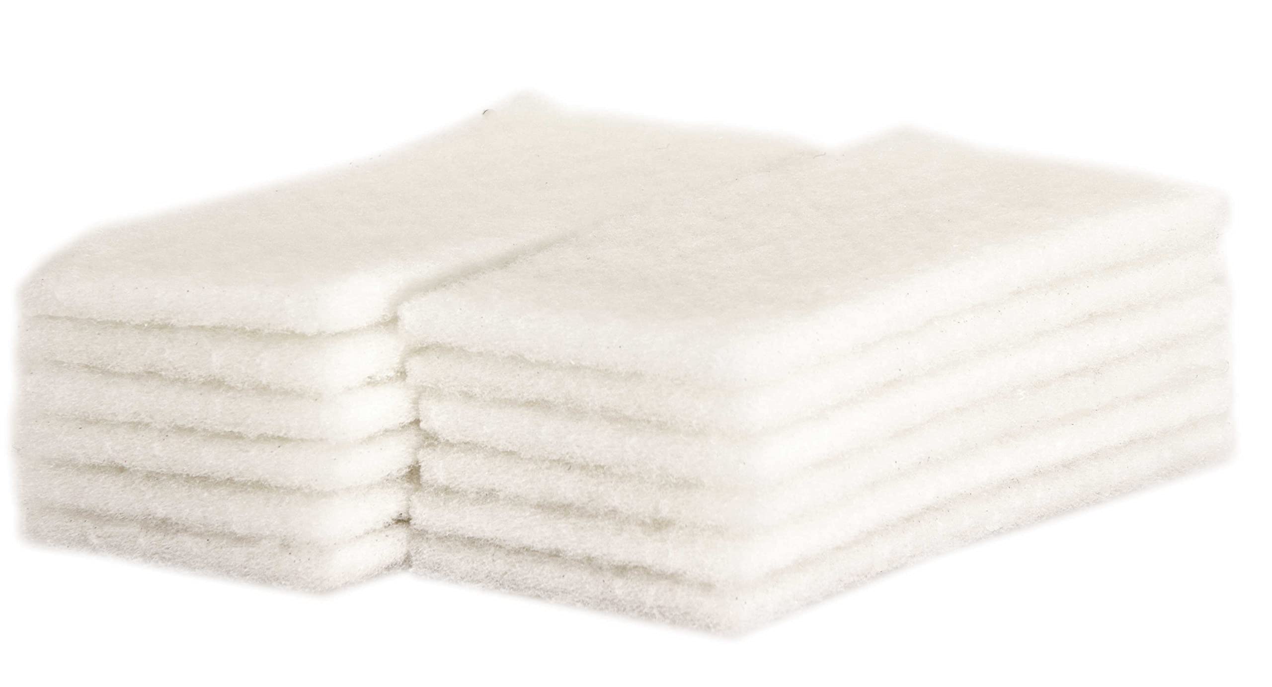 Lot de 12 pads de polissage blanche