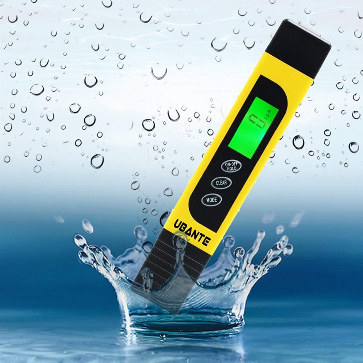 Deepa TDS-01 UBANTE Professional TDS, EC & Temperature Quality, 0-9990ppm.Accurate and Reliable Water Test Meter. Ideal for Drinking, 1, White
