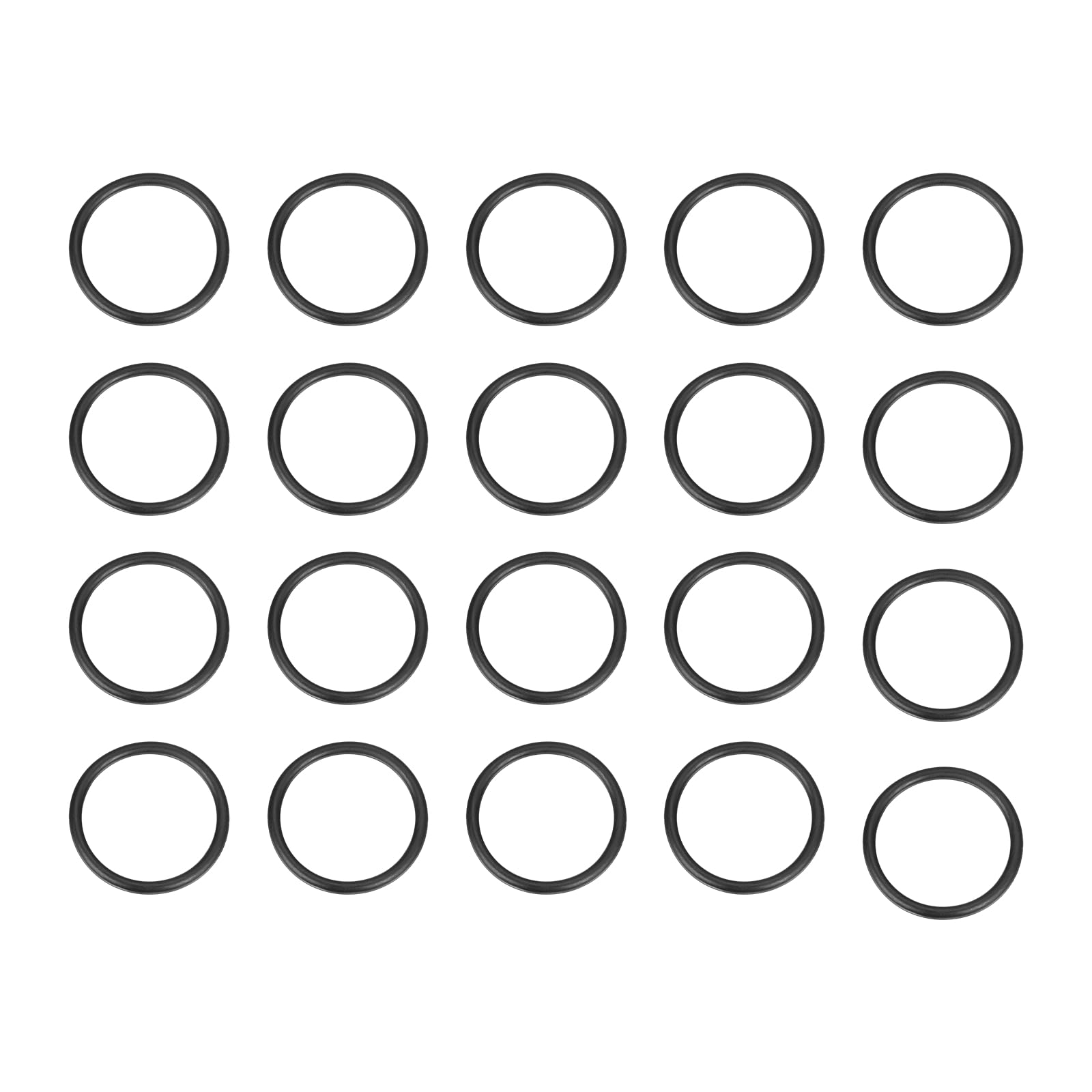 QUARKZMAN 20pcs Joints Toriques En Caoutchouc Nitrile 48mm OD 40mm ID 4mm Largeur Métrique Buna-N NBR Joint D'étanchéité Plomberie Réparation O-Rings Pour Car Auto Vehicle Réparation