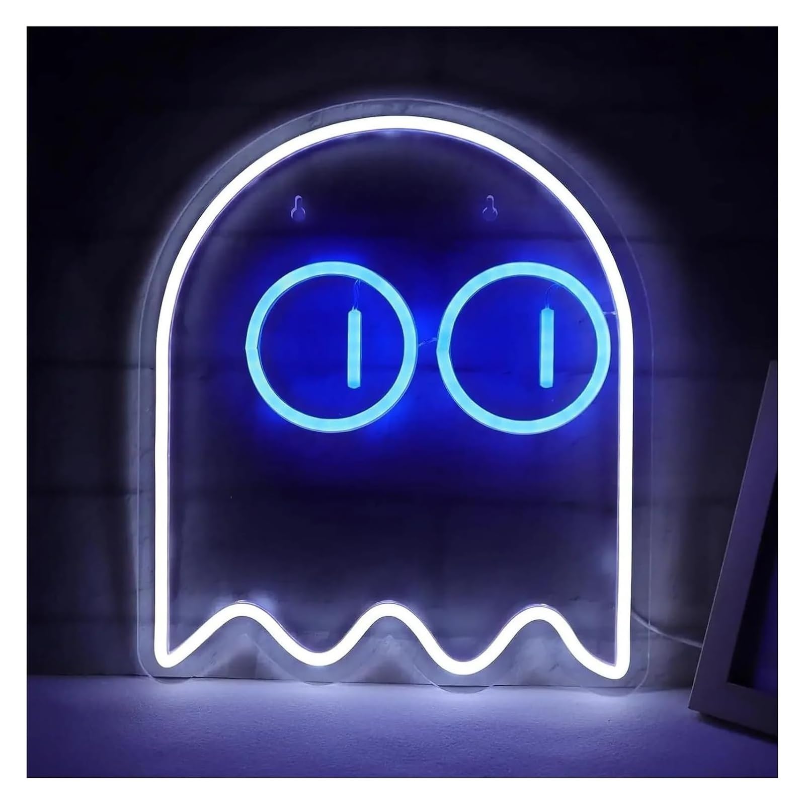 Decorazione luminosa al neon Ghost Gaming per insegna a LED neon