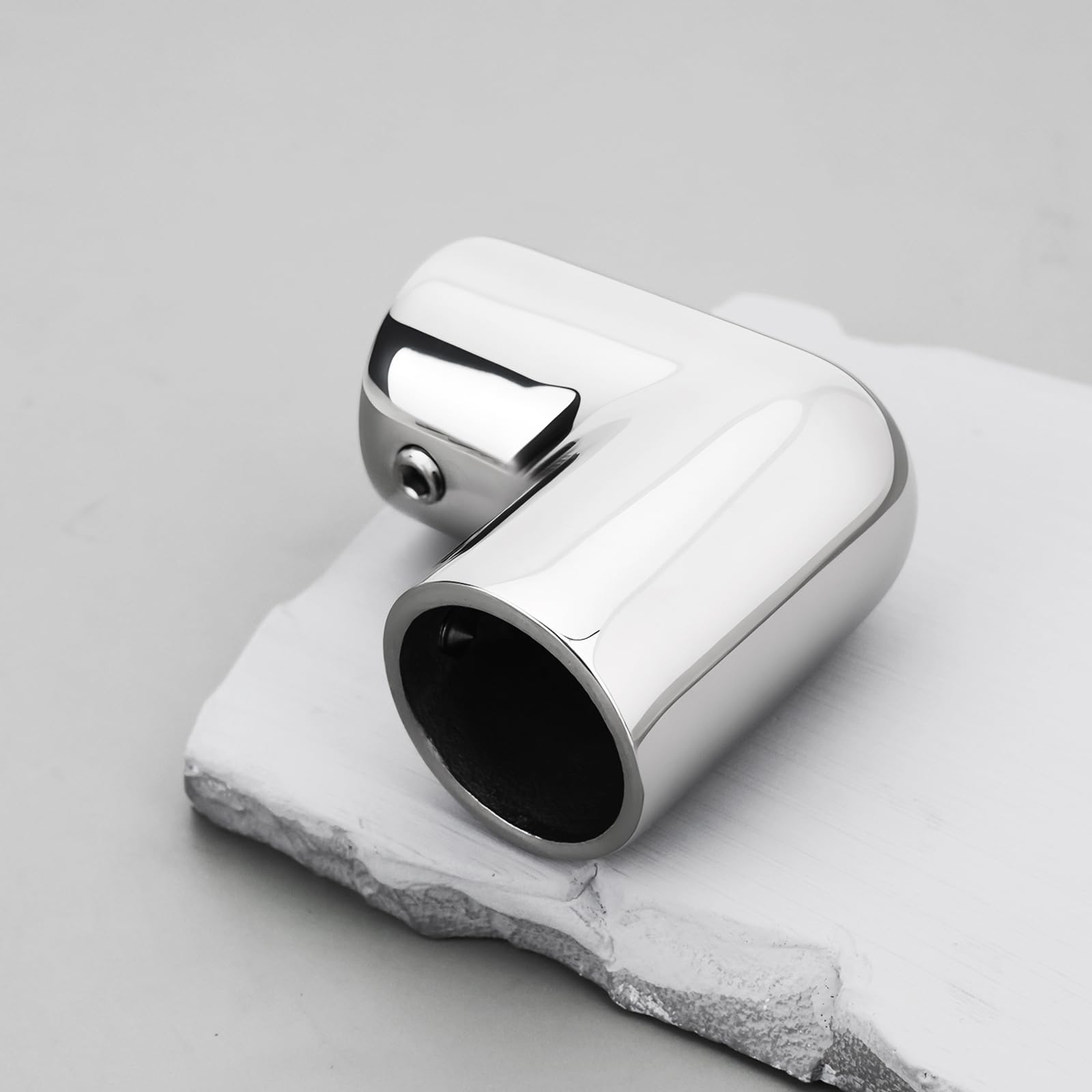 Lot de 2 Mains Courantes en Acier Inoxydable 316 pour Bateaux Et Yachts Coude à 90°