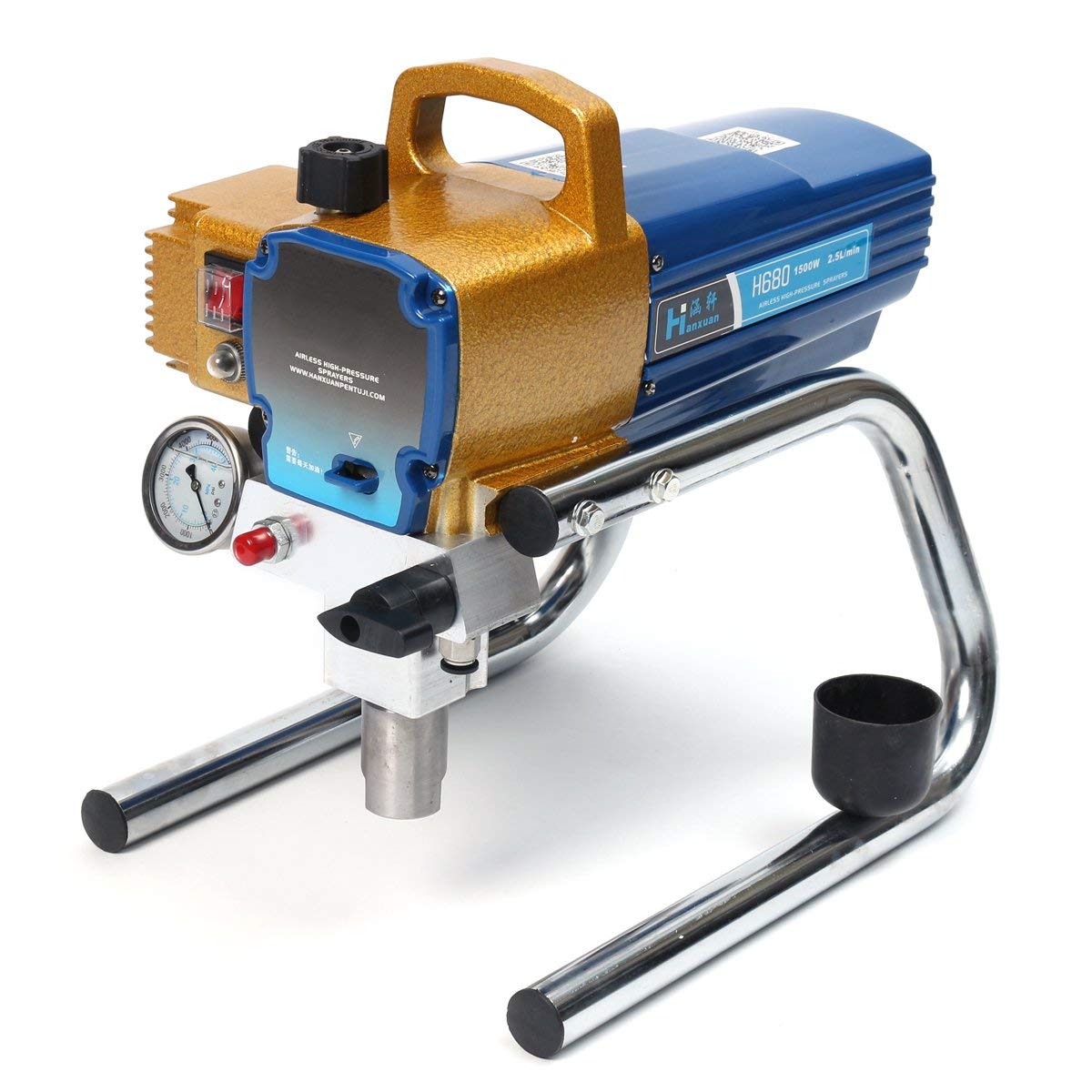 RISHIL WORLD H680 High Pressure Airless Wall Paint Spray Gun Sprayer