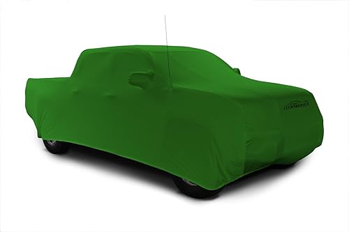 Coverking Custom Fit cubierta coche para determinados modelos de Ford – Satén Elástico, Verde Synergy Synergy Green