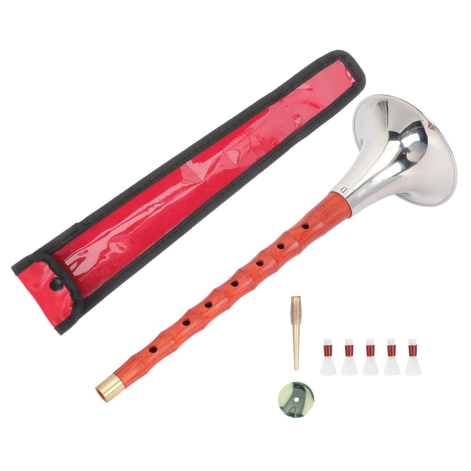Suona Instrument Wind Instrument Wooden Suona Premium Traditional Chinese Professional Suona With Reeds