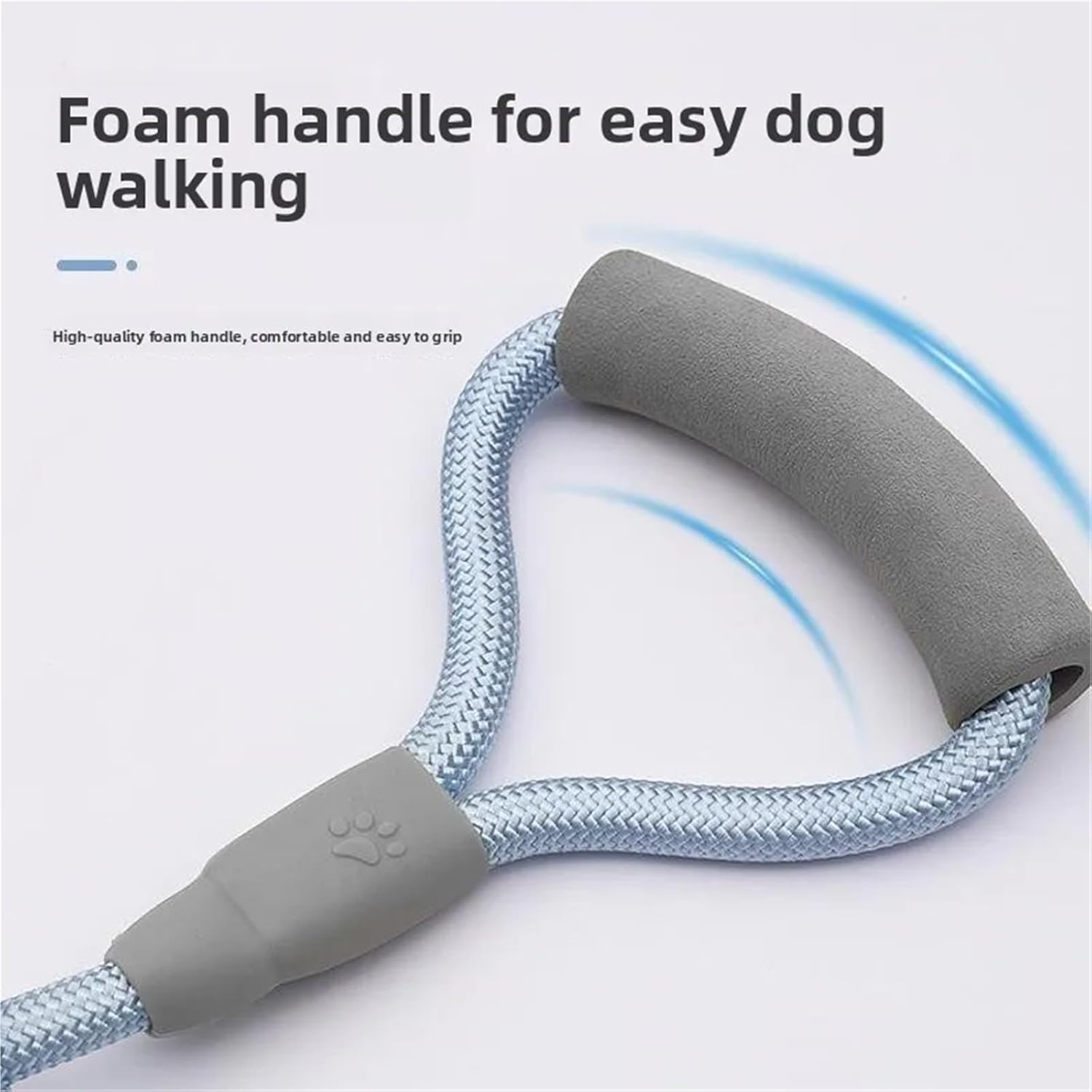 Medium Dog Lea Towing Rope Double Headed Dual Dog Harn One Drag Two Pet Supplies Dogs Walking Rope Exble Normal Spec(Blue,1.2cm+0.8cm)