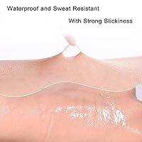 Vista 3 de Satvee - Cinta impermeable para párpados, cintas de doble párpado impermeables, tiras invisibles para levantamiento de ojos, tiras de elevación