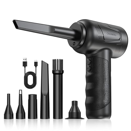 Compressed air Duster, Electric air Duster,Keyboard Cleaner for Office - no Canned air Duster - Reusable - Good Replacement for Compressed Air Can - Cordless Air Duster 7500mAh (GG09) - GG09