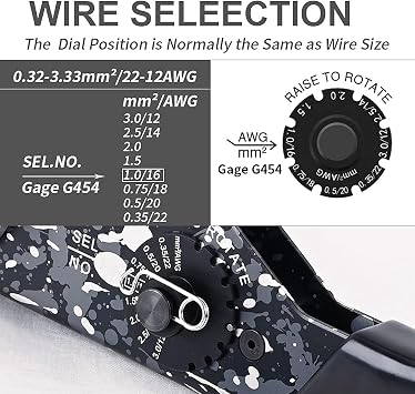 JRready New-DT2 Deutsch Crimp Tool for DTP, DT, DTM Connectors, Size 12, 16, 20 Solid Contacts. Equivalent to HDT 48 00 Deutsch Crimper(12-22AWG)+DT Soild Contact/Terminals