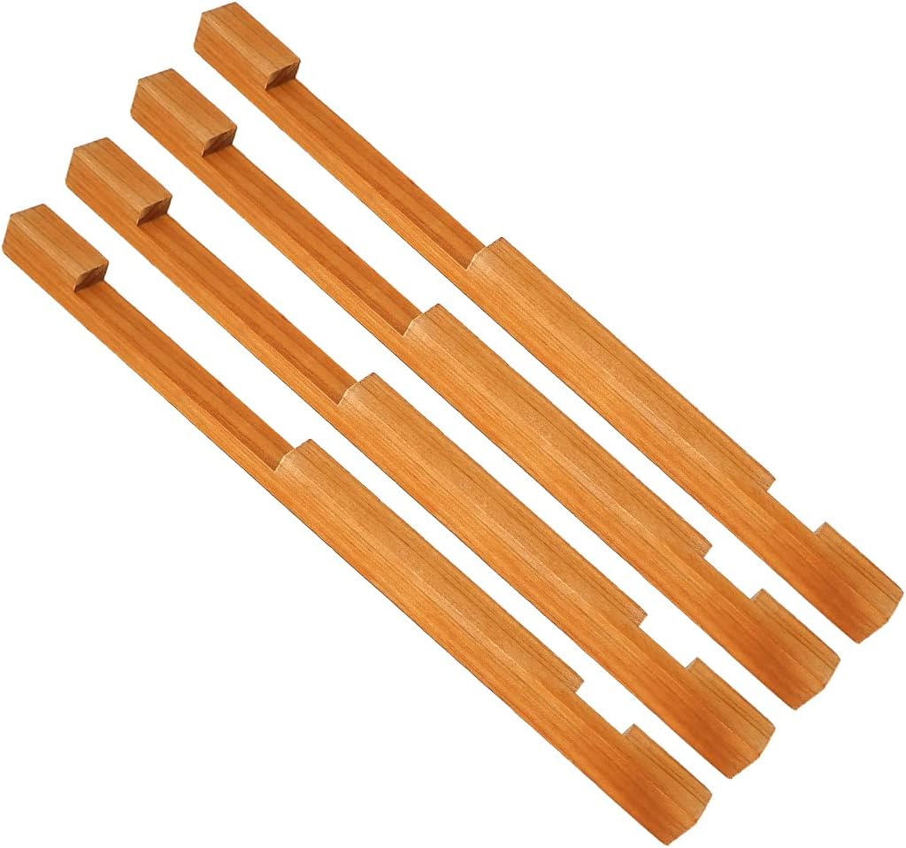BeeCastle Beeswaxed Beehive Entrance Reducer 10 Frame Wood Hive Beeswax Coated Entrance Reducer for Beekeeping