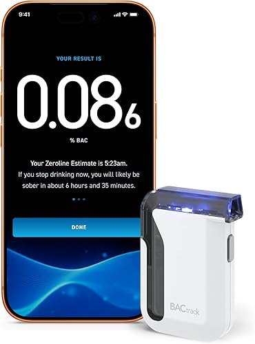 BACtrack Alcoholímetro móvil para Smartphones para dispositivos móviles iPhone y Android