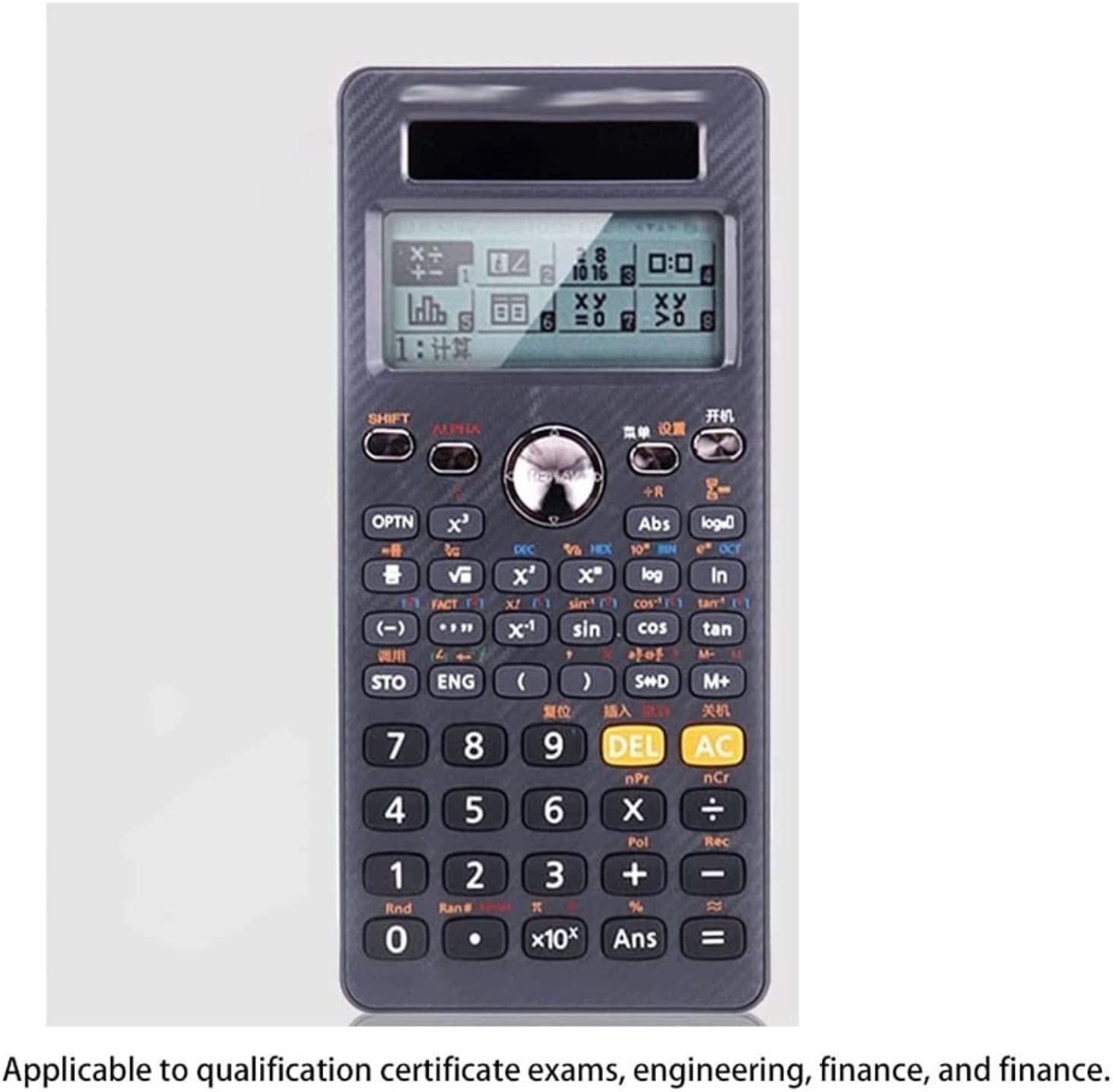 Calculadora para Oficina Calculadora De Funciones Científicas Multifunción Financiera para Empresas Hogar Y Escuela(White)