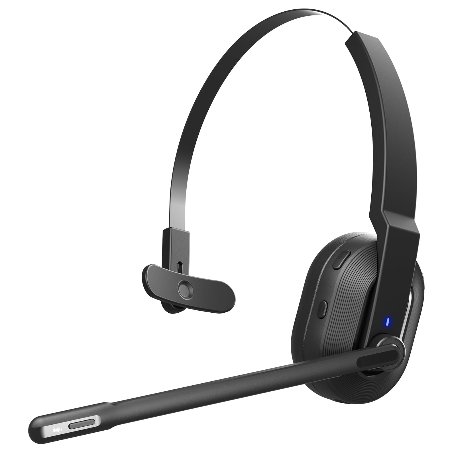 EKSA H5SE Auriculares Bluetooth con Micrófono 45 Tiempo de Reproducción Auriculares Inalambricos PC, Cascos con AI Micrófono Cancelación Comerciales para Oficina/Hogar
