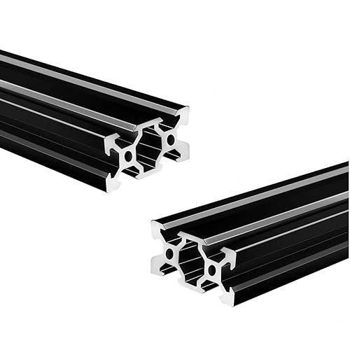 Miniatura 6 de 4 piezas de extrusión de aluminio de 15.748 in con ranura en V 2020 estándar europeo anodizado marco de perfil para piezas de impresora 3D, riel