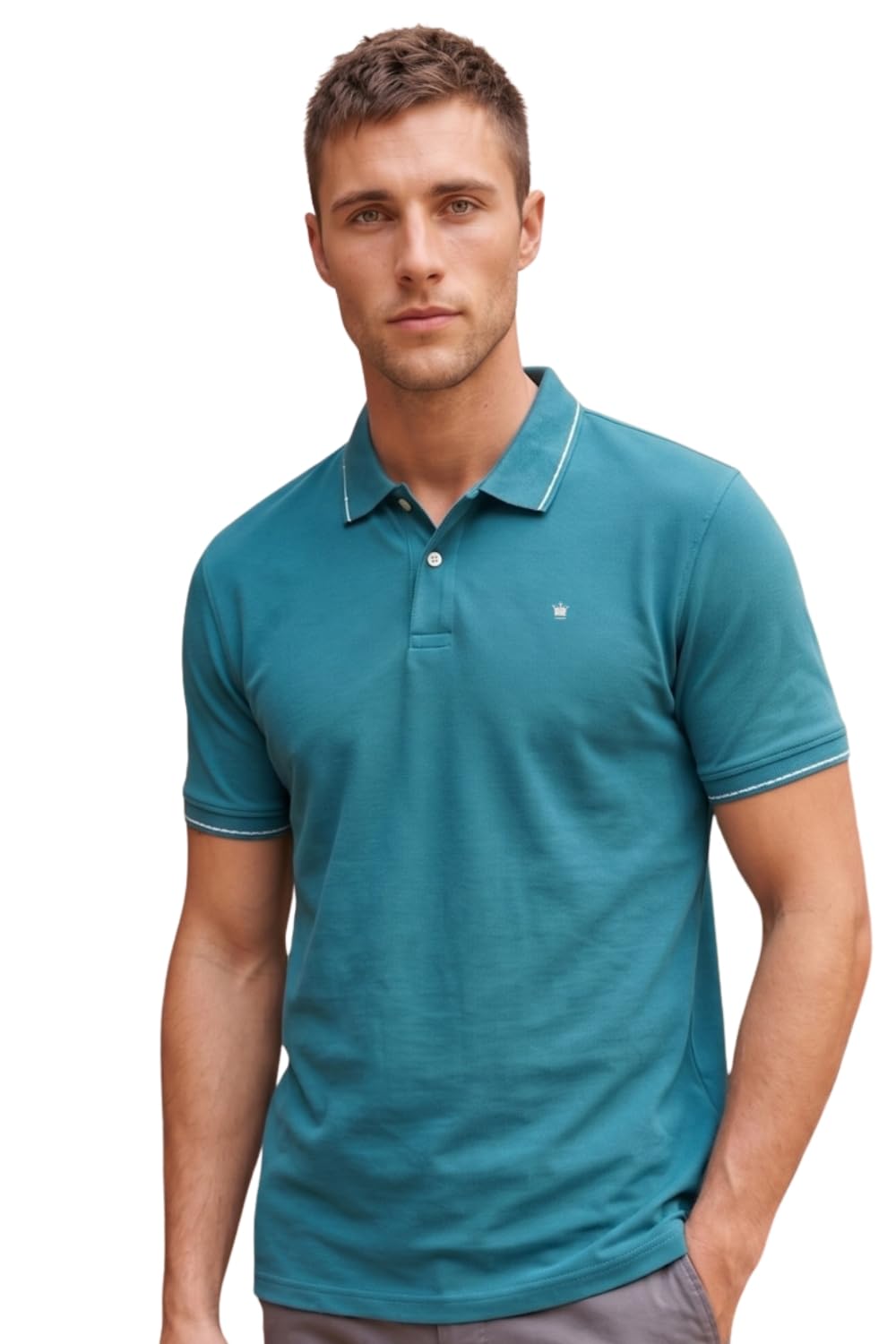 louis philippe Men's Cotton Regular Fit T-Shirt-picture-43