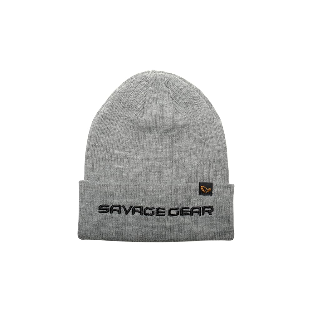 Fold Up Grey Beanie