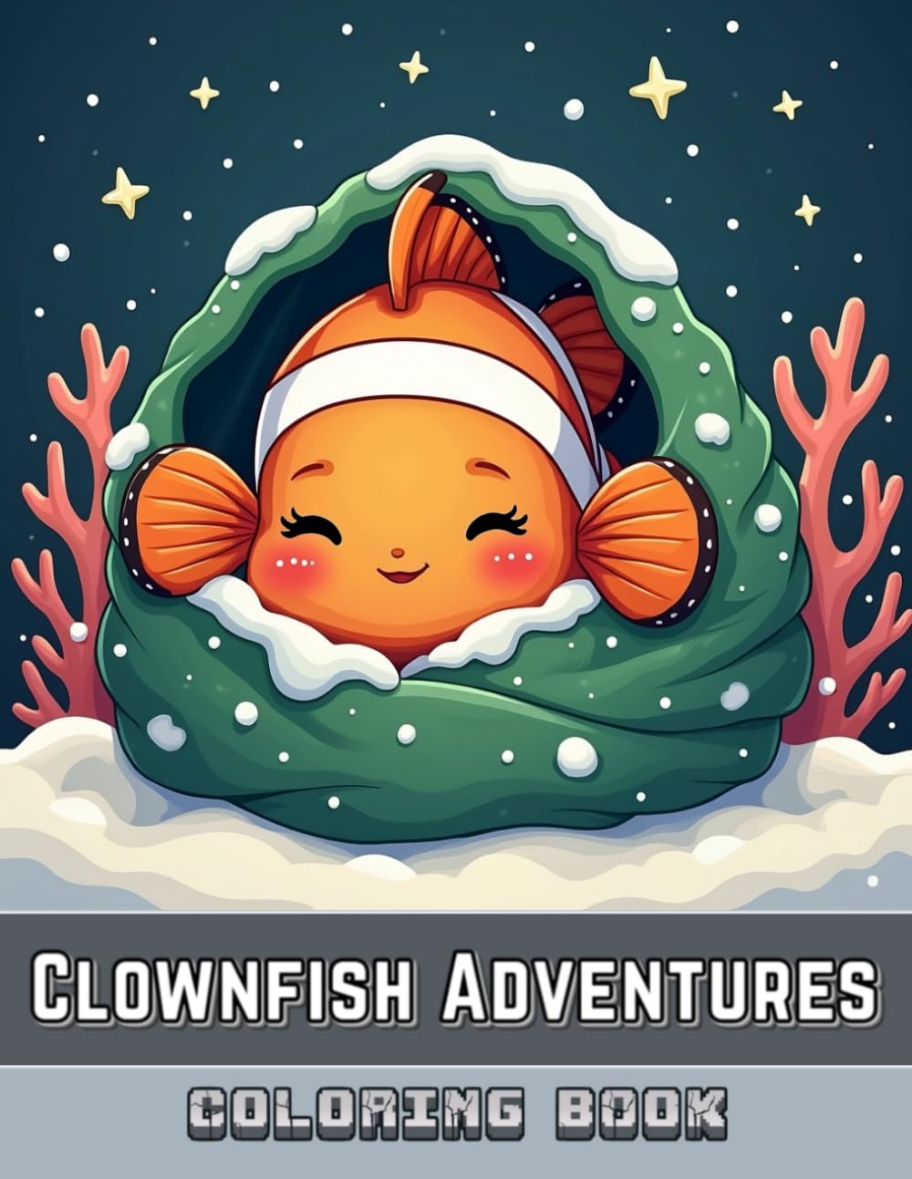 Clownfish Adventures Coloring Book for Kids: 50+ Cute and Easy Designs – Explore Adorable Clownfish Illustrations, Fun Facts, and Ocean-Themed ... – A Perfect Gift for Young Ocean Explorers