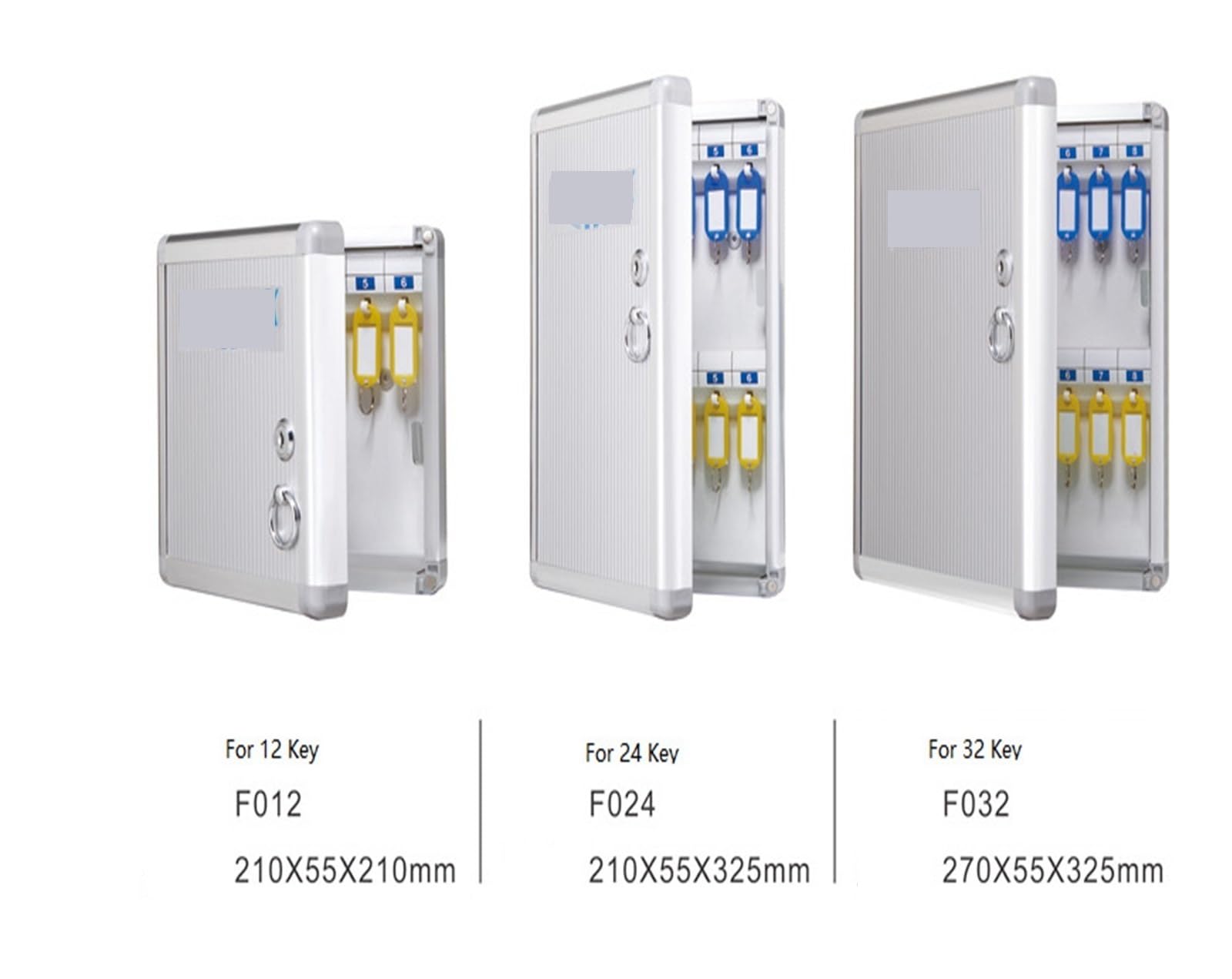 Cassaforte per chiavi Armadietto Portachiavi In ​​lega Di Alluminio Casseforti A Parete For La Gestione Della Sicurezza Keybox Storage Contiene Tessere Portachiavi For L'home Office Aziendale(F012)