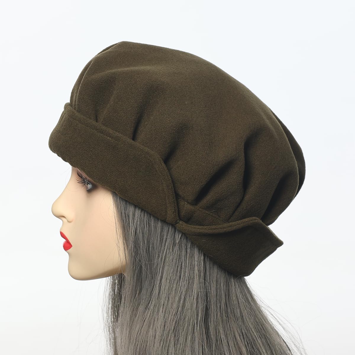 UniqKaliber Medieval Tudor Flat for Men Women Festival Beret Caps Renaissance Hat Cosplay Costume Accessories - Image 4