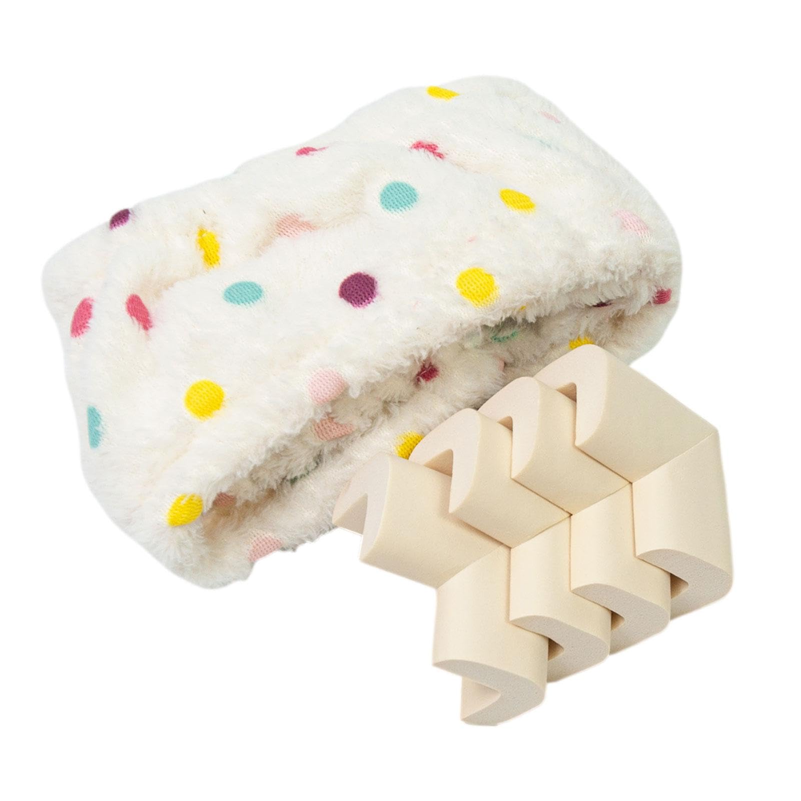 Housse de cadre en flanelle avec 4 en mousse anti-collision, housse de cerceau à broder, bande de protection pour cadre de broderie