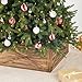 Glitzhome Wooden Tree Collar, Christmas Tree Base Cover, 22