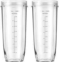 Vista 6 de Replacement Part for Nutri Ninja Blender 2-Pack 32oz Replacement Cups Compatible with Nutri Ninja Auto-iQ Series Blenders