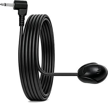 Car Microphone 2.5mm for Pioneer Car Stereo 3M Cable | External Head Unit Mic Assembly, for Hands Free Calling GPS DVD, Nose Canceling, Plug and Play