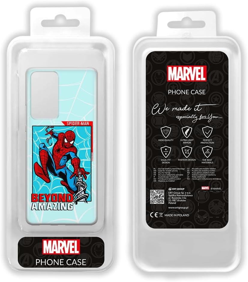 ERT GROUP Mobile Phone case for Xiaomi 12 PRO Original and Officially Licensed Marvel Pattern Spider Man 041 optimally adapted to The Shape of The Mobile Phone, case Made of TPU