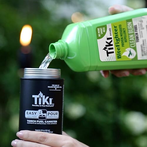 Miniatura 7 de TIKI 1317221 - Recipiente de repuesto de antorcha de 12 onzas con sistema Easy Verter, 12 onzas (paquete de 4) y 1218071 marca 1218071 de 32 onzas