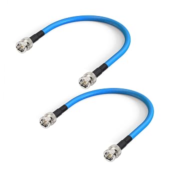 Yuslao SDI Cable 1ft 75 Ohm BNC Male to Male Belden 1694A SDI Precision Video Cable for CCTV Monitor DVR Camera SDI Converter Supports HD-SDI 3G-SDI 6G 12G 4K 8K 1080P 2-Pack