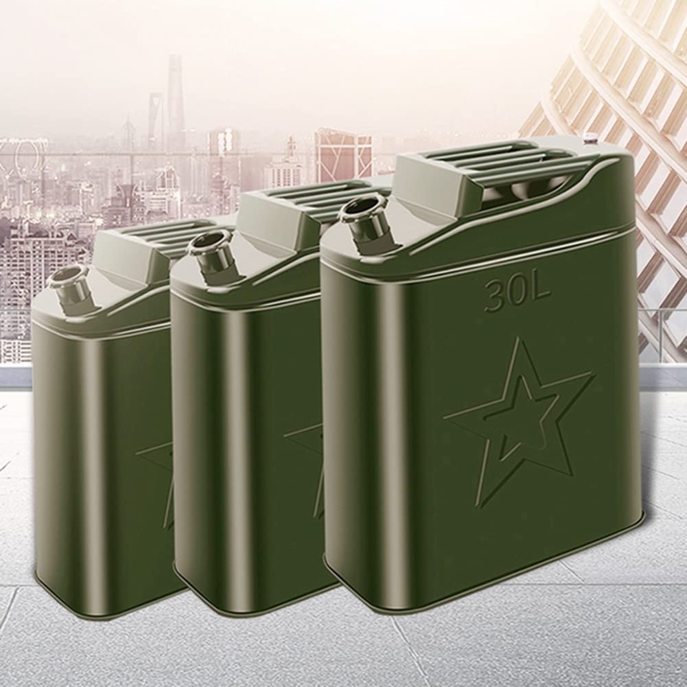 URFEDA Kanister na paliwo, uchwyt do kanistra metalowego o pojemności 25 l, zamykany, do metalowego kanistra 25 l, produkcja z certyfikatem TÜV