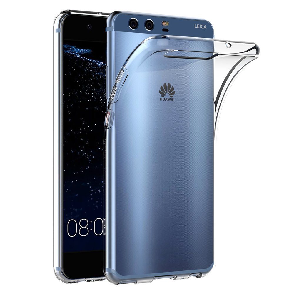 Coque Transparente Antidérapante Pour Huawei P10 Plus - TPU Haute Protection, Discrète, Tous Accès Libres