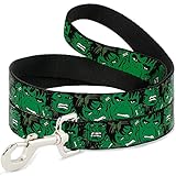 Buckle-Down Pet Leash - The Hulk Stacked - 4 Feet Long - 1' Wide