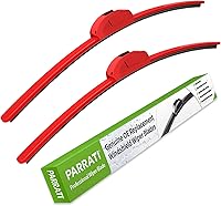 Vista 10 de Juego de 2 limpiaparabrisas PARRATI de calidad original de 19 + 19 pulgadas para todas las estaciones