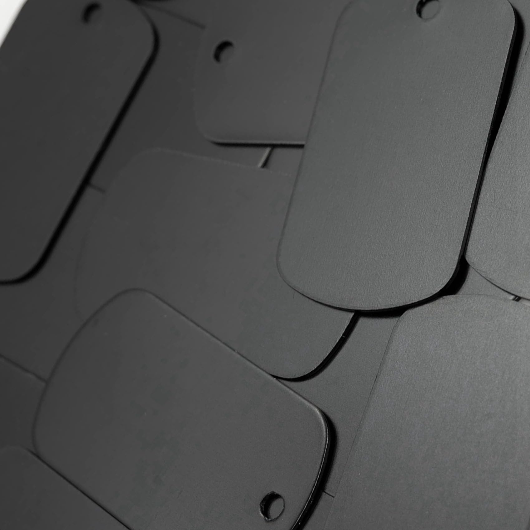 400 Półfabrykaty do Tłoczenia Metalu Czarne do Stemplowania, Grawerowania Półprodukty Aluminiowe Wykroje do Tłoczenia Brelok Pusty Nieśmiertelnik