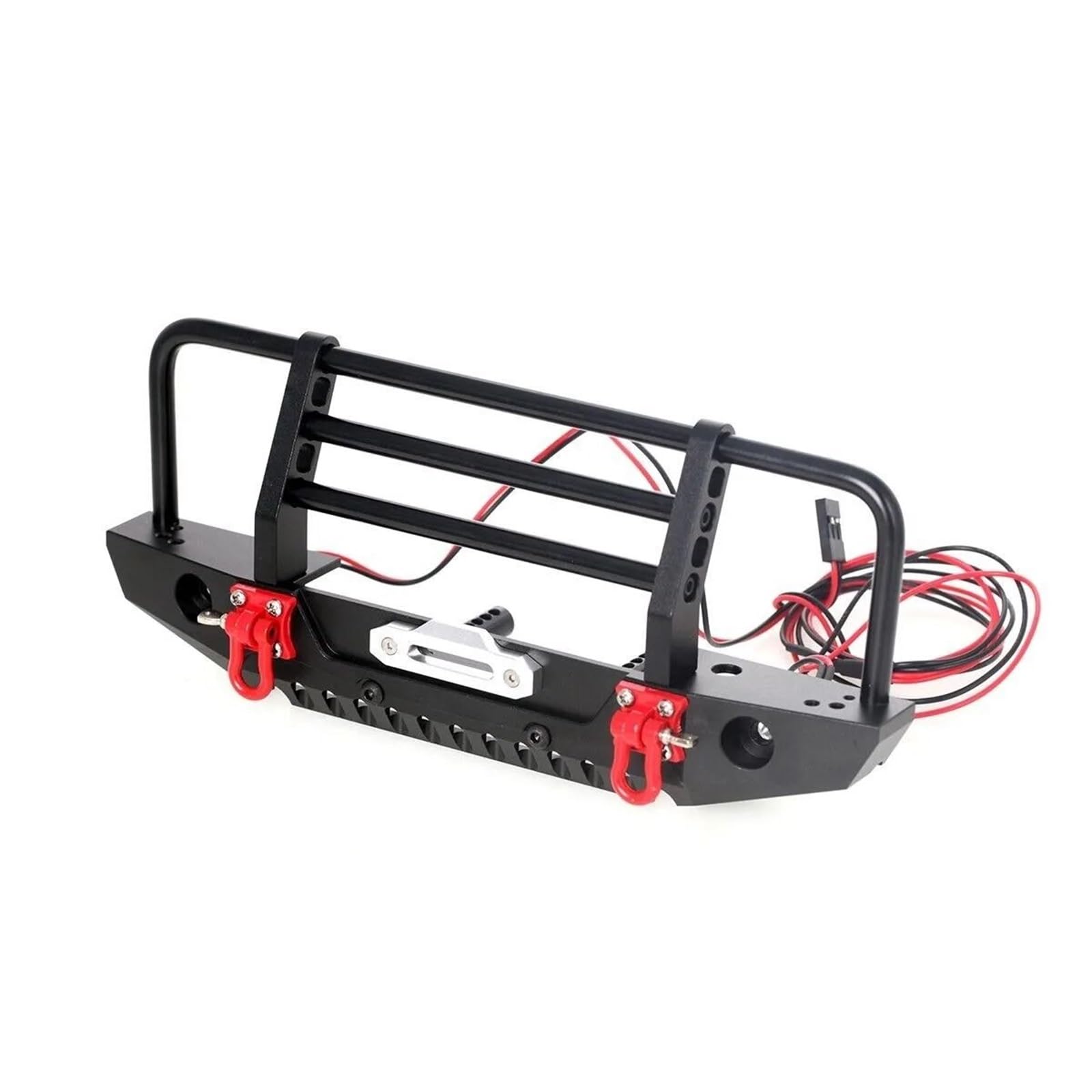 Per Traxxas Per TRX4 Per TRX6 Per Axial Per SCX10 II III Gen8 Gen9 1/10 Paraurti Anteriore Alluminio RC Crawler Aggiornamenti Parti Componenti RC Ricambi Modellismo