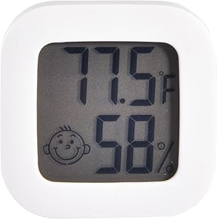 Mini Indoor Hygrometer,Electronic Smile Monitor LCD Display Temperature Meter - Flexible Indoor/Outdoor Humidity Meter Multi-use Temperature and Humidity Monitors for Home Naluma