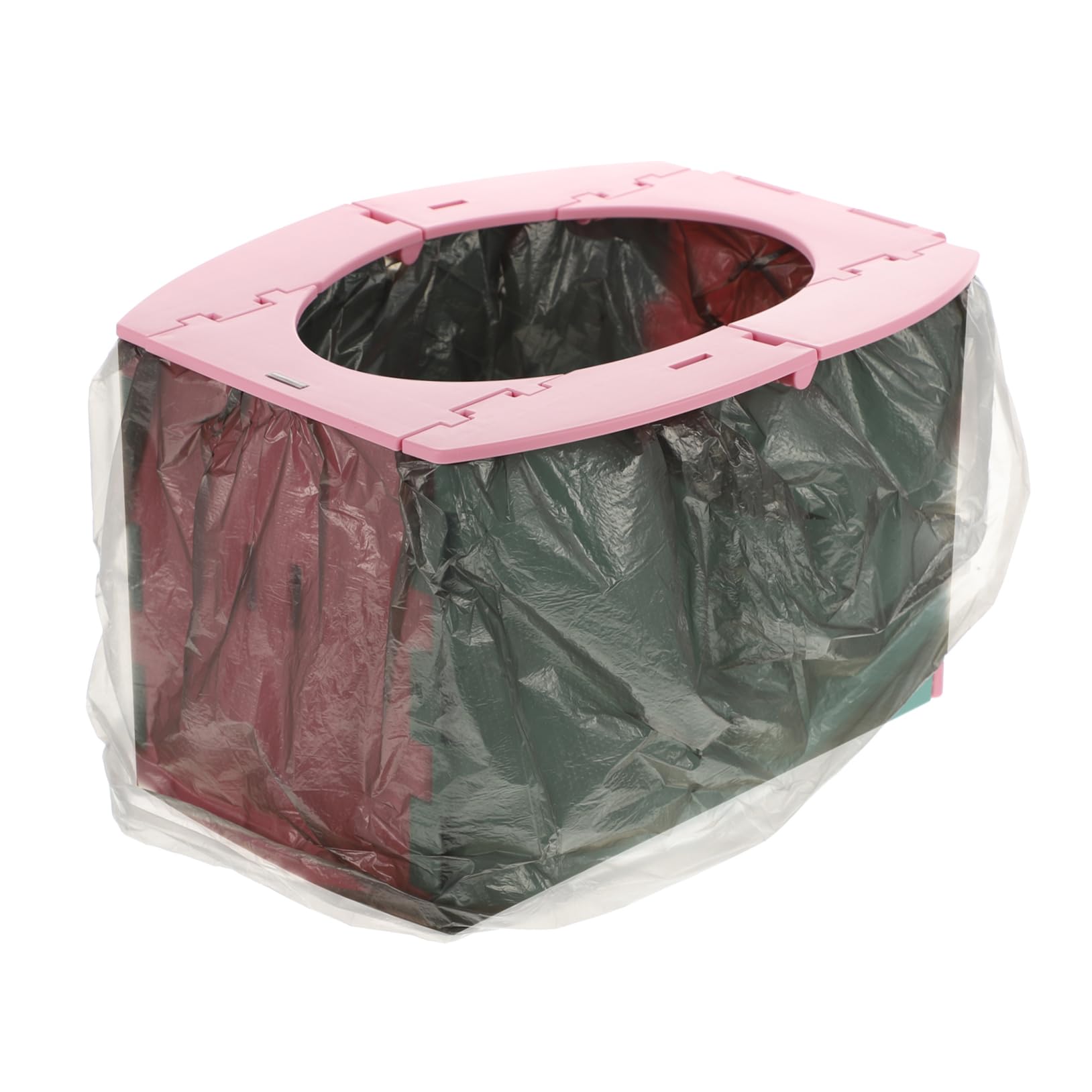 Toyvian Portable Baby Folding Toilet Travel Potty Seat Toddler Training Toilet Compact Lightweight Pp Material