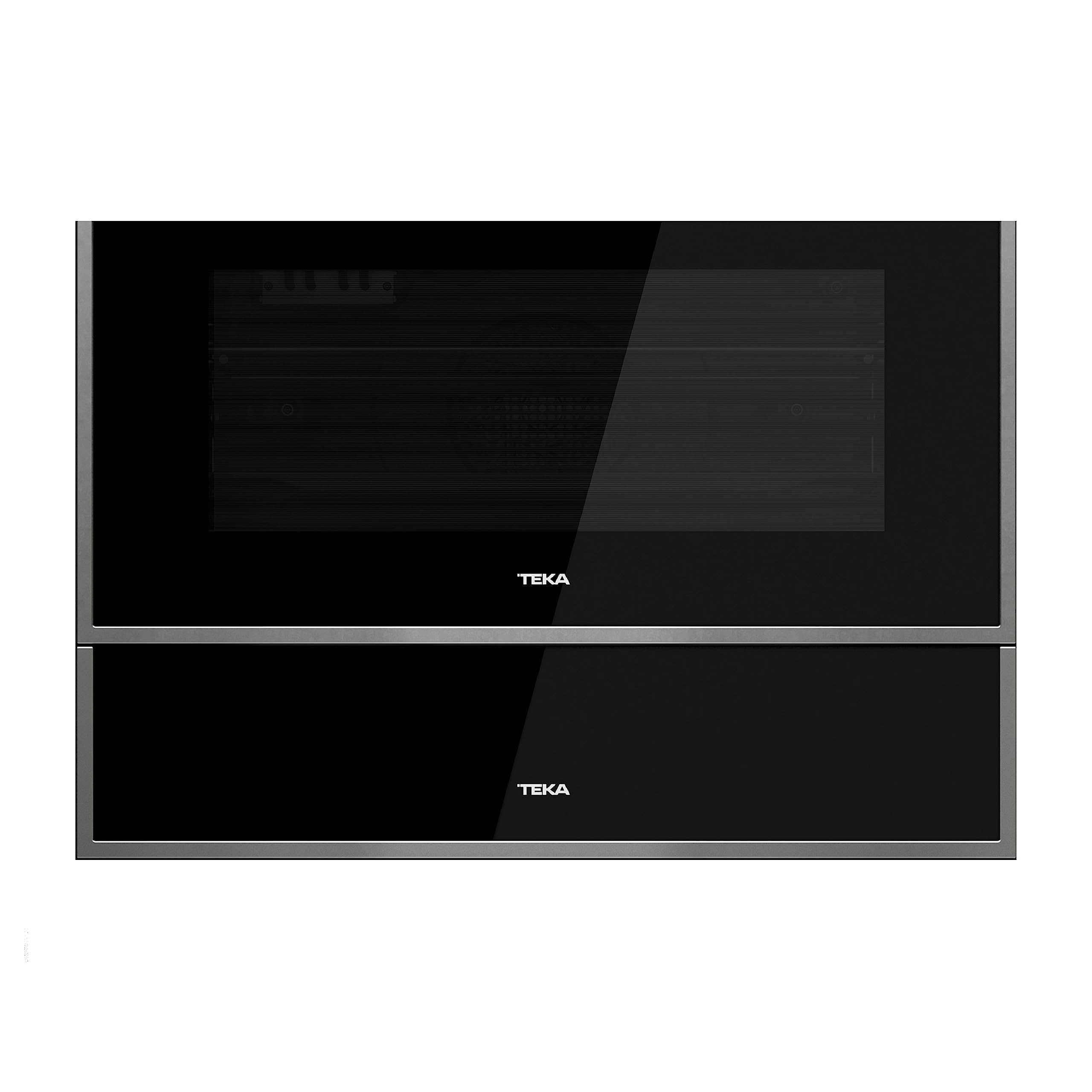 Teka VS 152 GS - Envasadora al Vacío, con Báscula de Cocina y Auto-Cierre, Soporte para Rollos de Papel, Cierre Suave, Cubierta Protectora, Color Cristal Negro